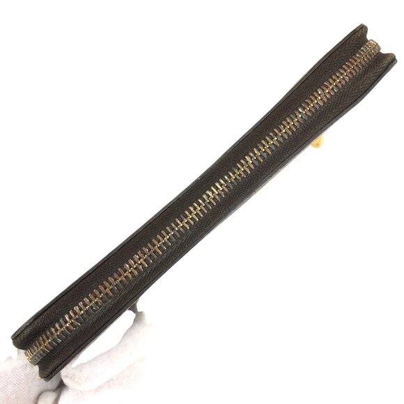 Authentic Louis Vuitton Zippy Damier Ebene Leather Wallet jp170-111725 - Picture 6 of 16